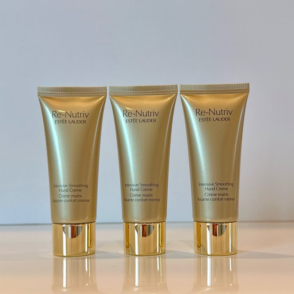 3*Estee Lauder Re-Nutriv Intensive Smoothing Hand Cream, 1.0 oz/30ml EACH, NEW